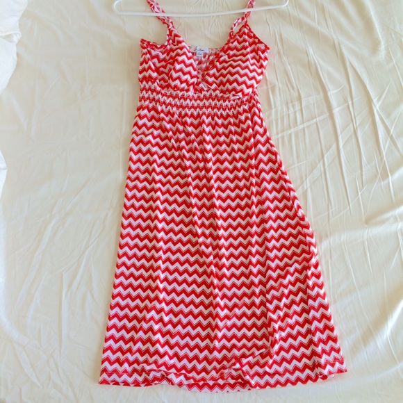 Peppermint Chevron Dress