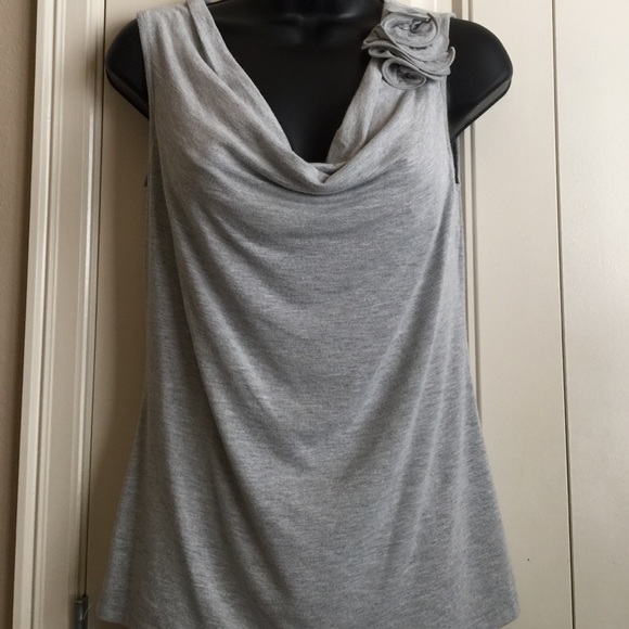 Charming Charlie Grey Heather Top