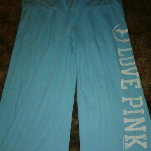Pink crop pants