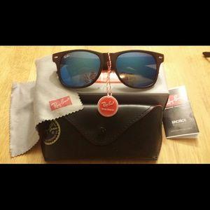 Ray Ban wooden wayfarer sunglasses