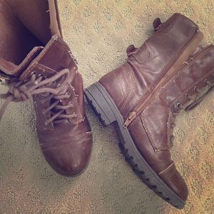 Brown boots from tillys