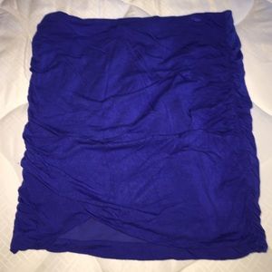 Free people blue tight high waisted skirt