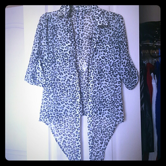Cheetah print top