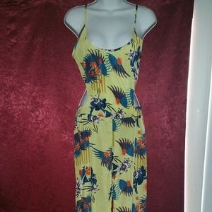 Yellow one piece jumpsuit