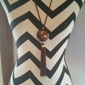 Vintage Inspired Necklace with Tassel *Price Firm*