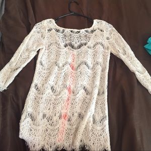 Bke mesh top zipper back