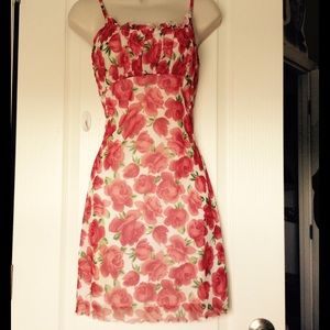 Rose flower dress