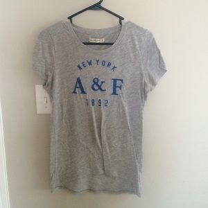 Grey&Blue High-Low Shirt