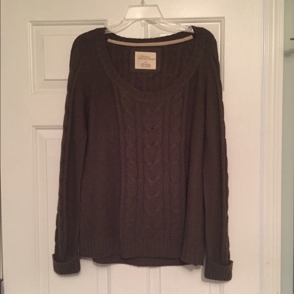 Olive green sweater