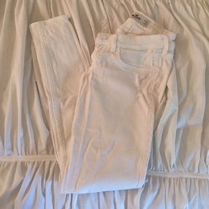 Hollister White Skinny Jeans
