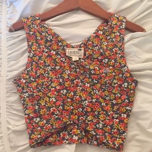 Floral PacSun Crop Top