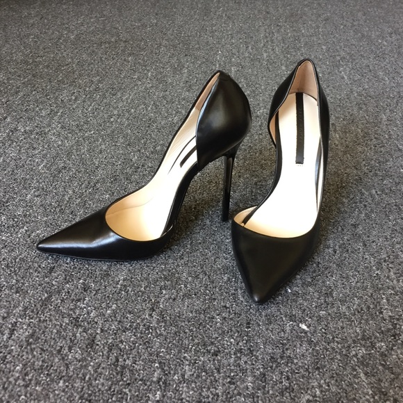 Zara Pointed Toe Black Heels
