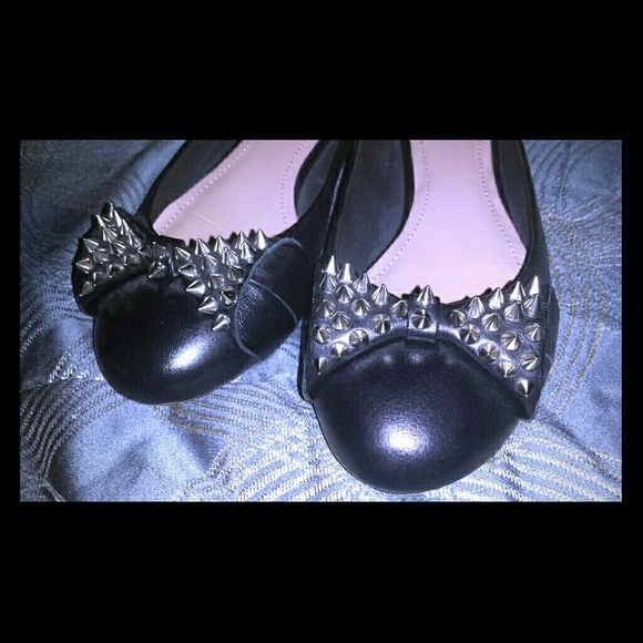 Vince Camuto Studded Bow Flats