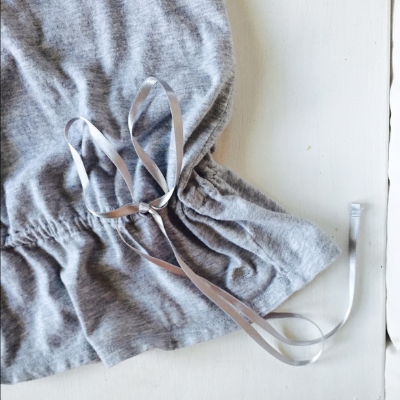 NWOT AEO HALTER WITH SATIN AND LACE DETIAL - Picture 2 of 4