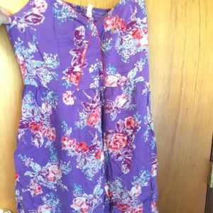 🌟 Purple Floral Dress