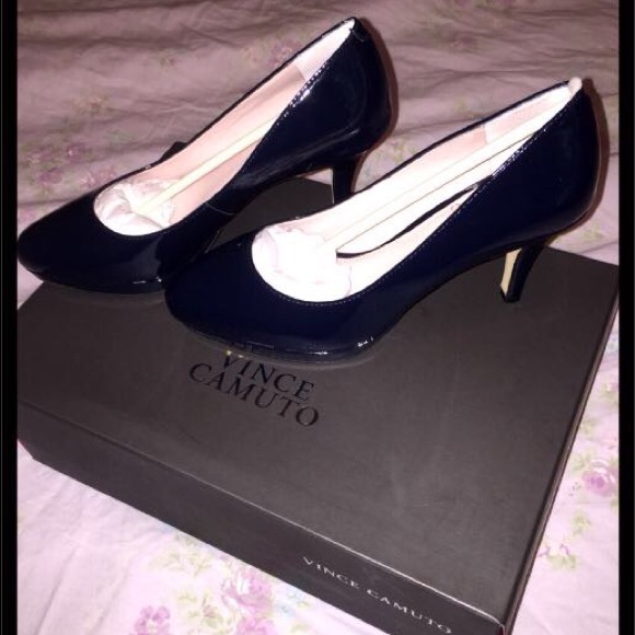 Vince Camuto Desti Patent Leather Pumps, Navy