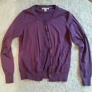 Banana Republic Purple Cardigan