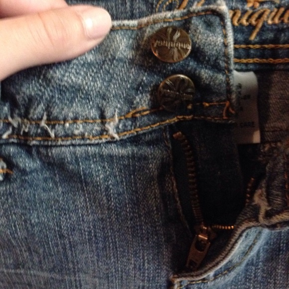 💙Younique Denim Mini Skirt 0💙 SOLD - Picture 4 of 4