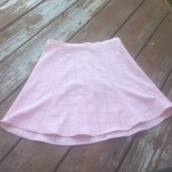 American apparel pink skirt size small