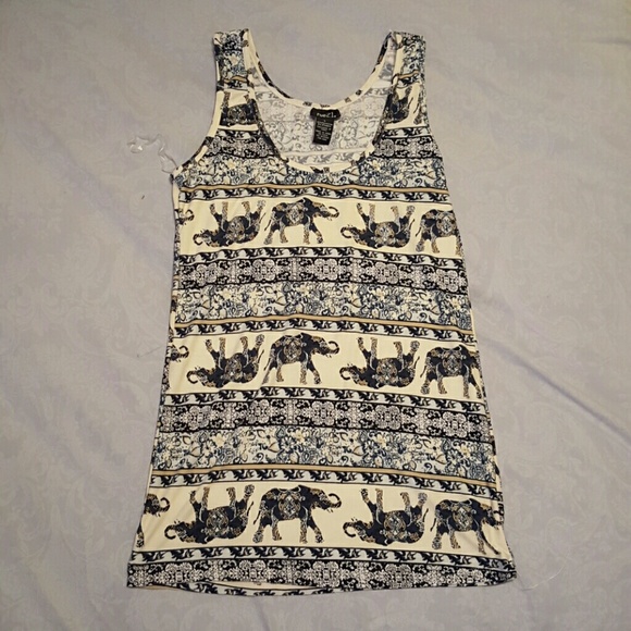 Rue21 Tops - Supper Soft Elephant Tank Top