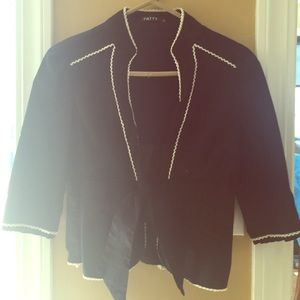 Detailed black blazer