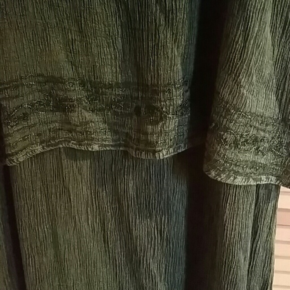 Sold BoHo Babe; GORGEOUS GREEN Dress - Picture 2 of 2