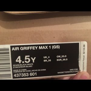 Air Griffey max 1