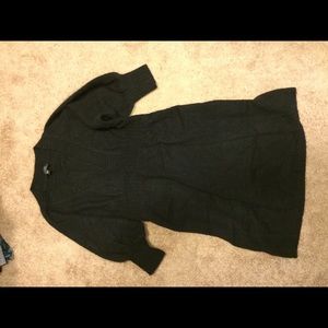 Black sweater dress by bebe
