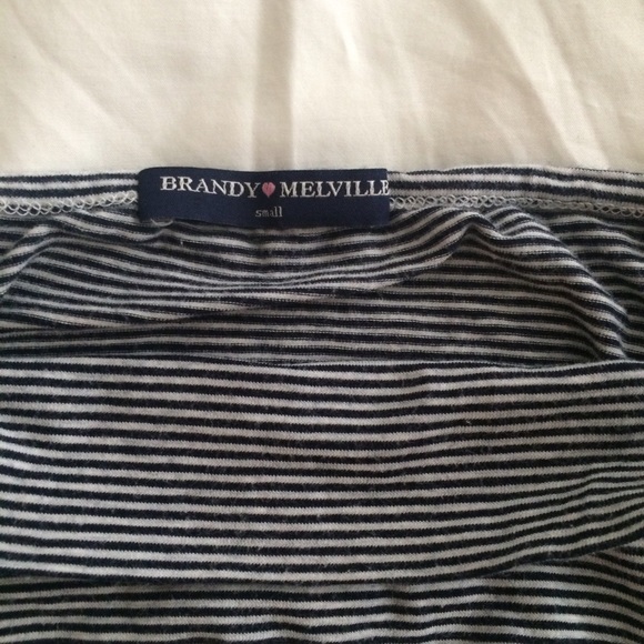 Brandy Melville | Grey striped bandeau