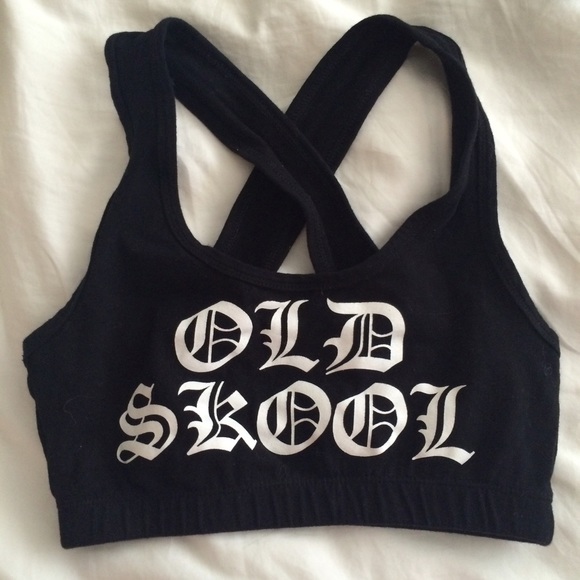 Crossback Black Sports Bra