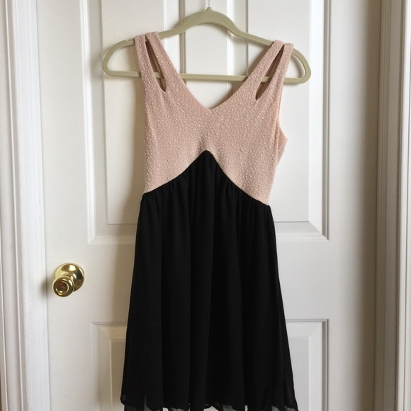 nude and party dress