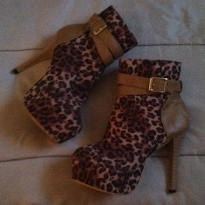 Cheetah high heels