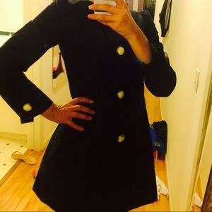 Navy long coat