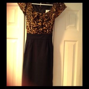 Express leopard dress