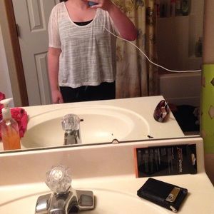Cream colored blouse