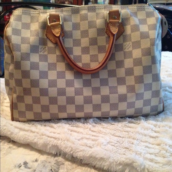 Louis Vuitton Damier Azure Speedy 30 - Picture 1 of 4