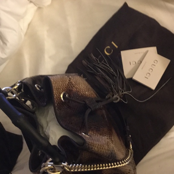 Gucci Python Shoulder Bag - Picture 2 of 3