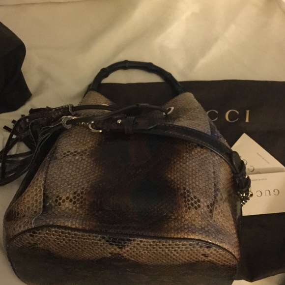 Gucci Python Shoulder Bag - Picture 3 of 3