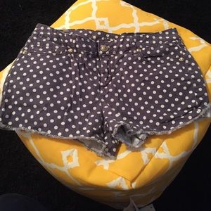 Polka dot shorts