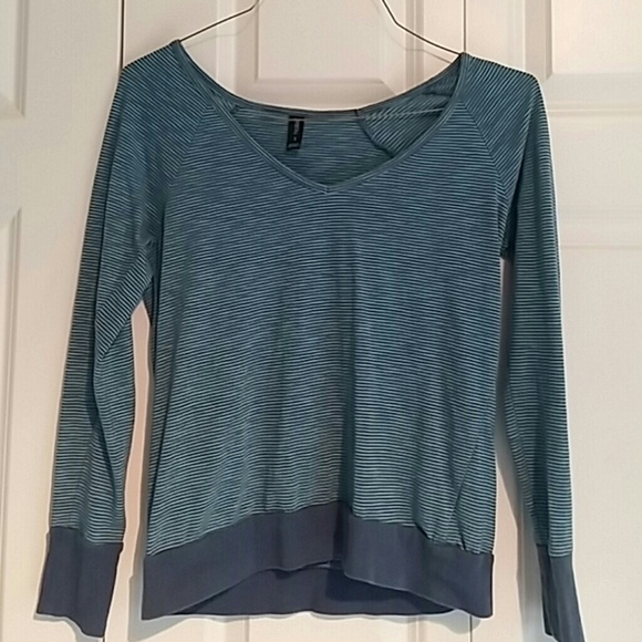 Blue striped long sleeve-Nollie