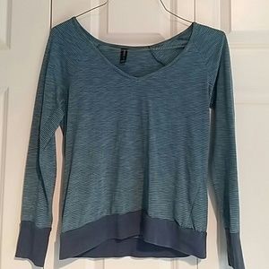 Blue striped long sleeve-Nollie