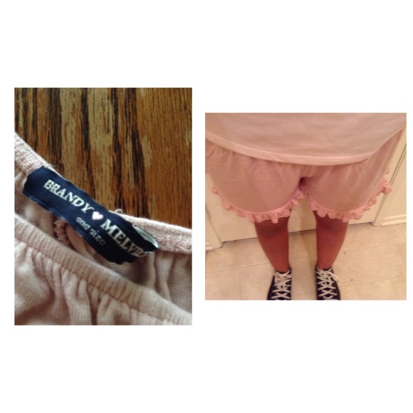 cute pink coral brandy shorts💗😊