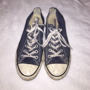 Navy blue Chuck Taylor's