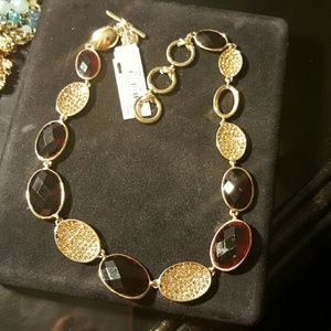 Necklace Jones new York red and gold