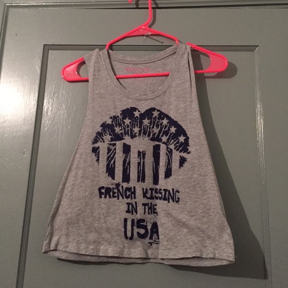 Cropped muscle top