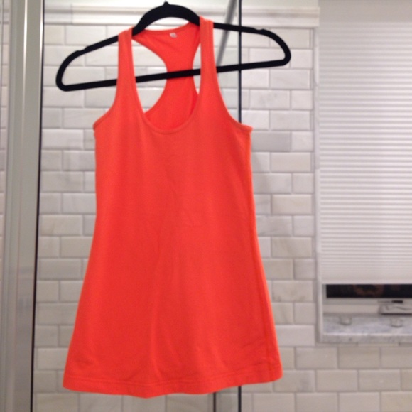 lululemon athletica Outerwear - Orange Lululemon tank size 4.