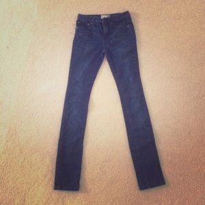Dark wash Free People skinny jeans