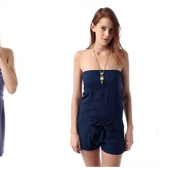 Urban outfitters BDG strapless jumper romper Navy