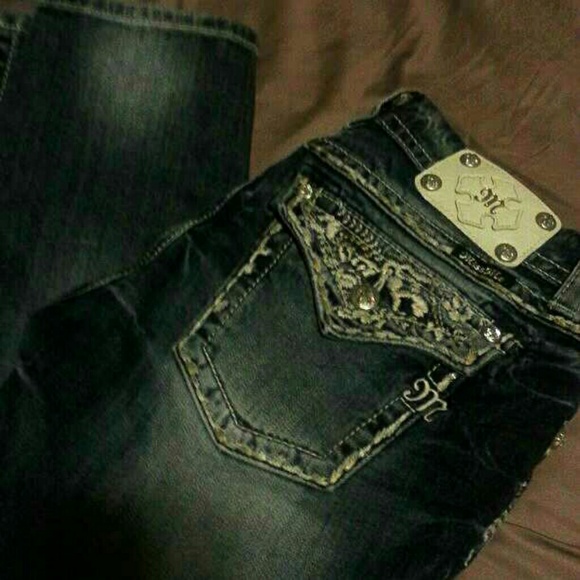 Miss Me skinny distressed jeans sz 30