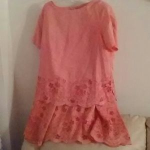 peach Skirt set